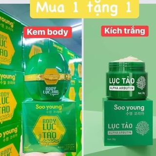 [SIÊU PHẨM] KEM BODY LỤC TẢO SOO YOUNG CHÍNH HÃNG