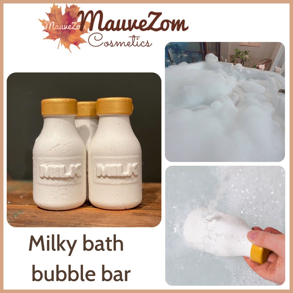 Bánh tạo bọt tắm Milky Bath bubble bar - LUSH