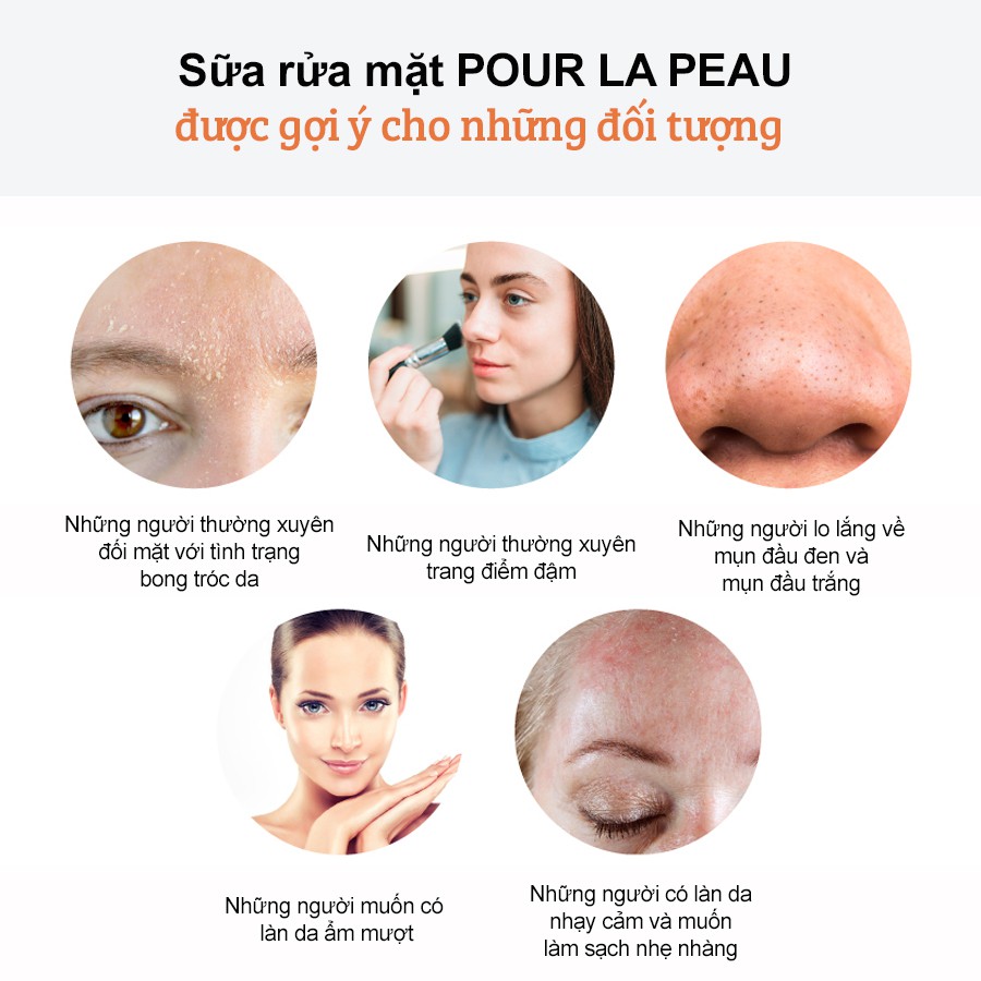 Sữa Rửa Mặt Chăm Sóc Da POUR LA PEAU DEFENCE BARRIER PH CLEANSER_Mỹ phẩm Hàn Quốc chính hãng