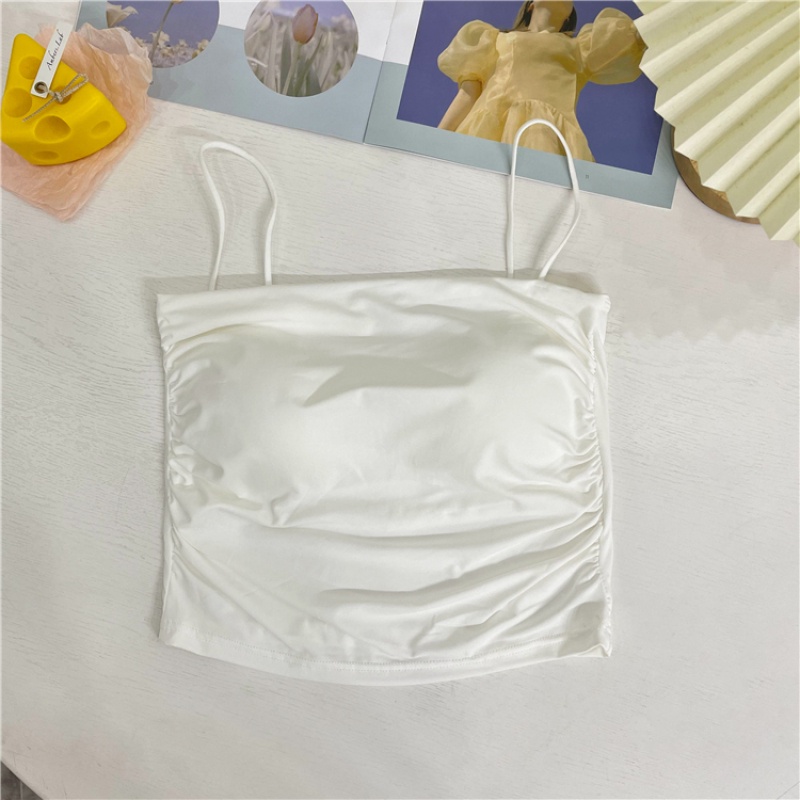 Áo Lót Hai Dây Màu Sắc Đơn Giản Thời Trang Dành Cho Mùa Hè