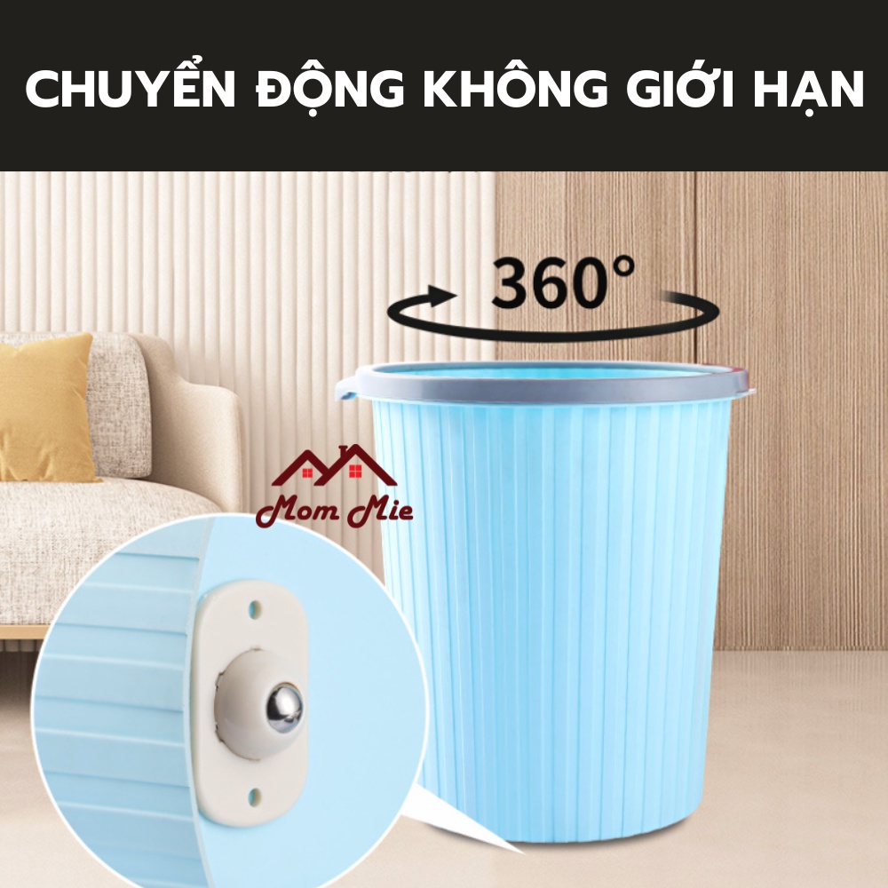 [MỚI] Vỉ 4 con lăn kèm miếng dán 2 mặt, dán thùng rác và các vật dụng, siêu bền, chịu lực tốt - J242