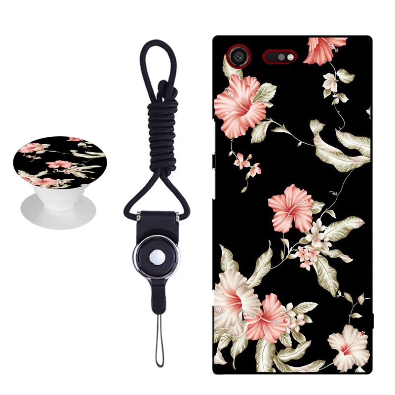 Ốp lưng silica mềm in họa tiết thời trang cho 5.5 inch SONY Xperia XZ Premium/G8142