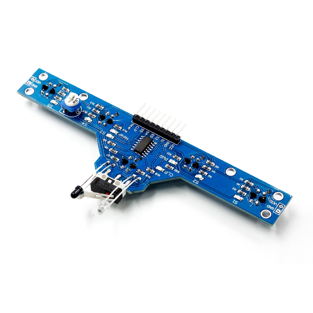 5 Channel Tracing Sensor Module IR Infrared Detector Tracking Line Obstacle Avoidance Sensor Module For Smart Car Robot