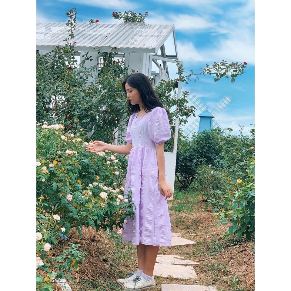 Váy babydoll xốp bồng ulzzang
