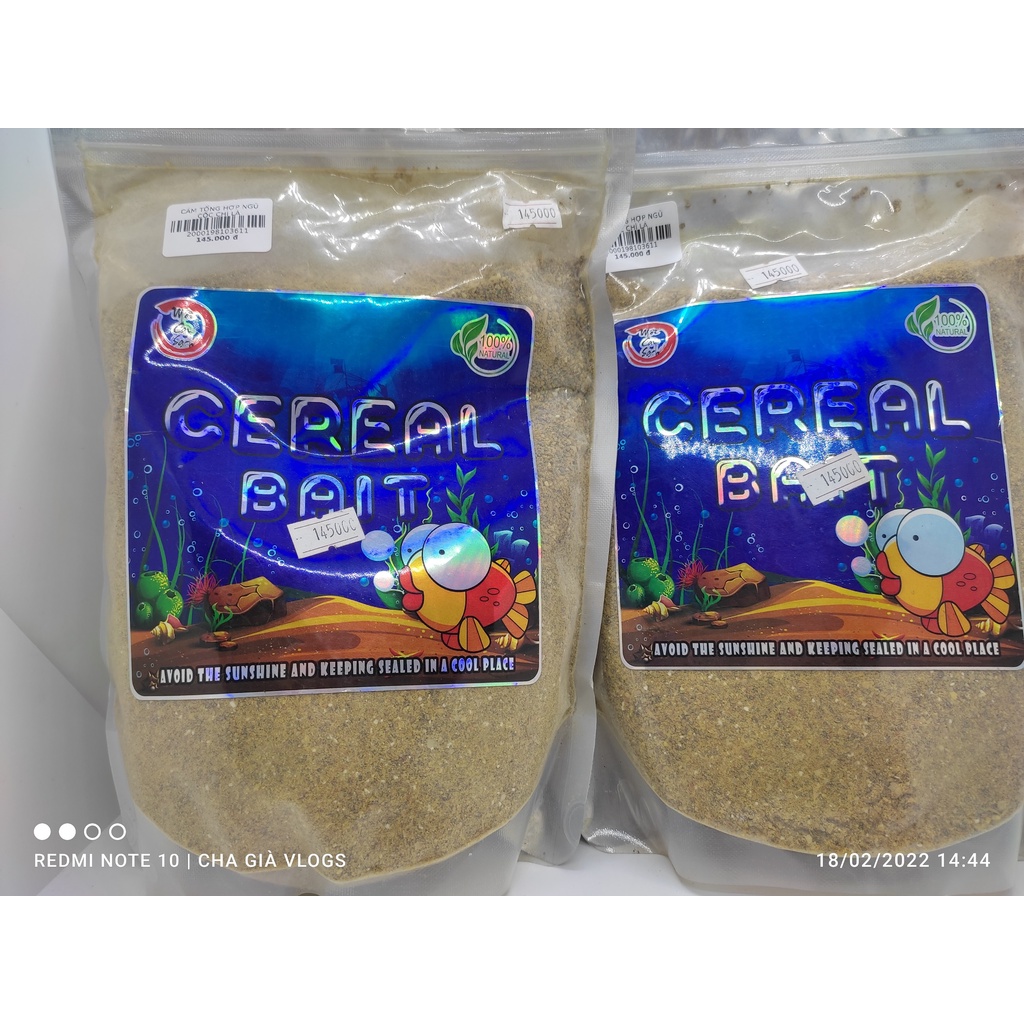 MỒI NGŨ CỐC (GÓI - 1KG) - Chuyên Dùng Câu Chép.....Bộ đôi diệt chép tự nhiên: Ngũ cốc và  thính chép Chì Lá shop