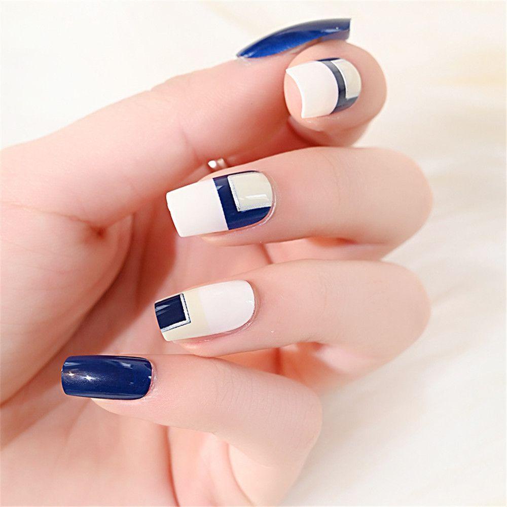 Bộ Móng Tay Giả Dài Tự Dính Bằng Acrylic Ốp