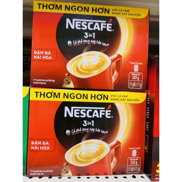 Cà phê NESCAFE 3 in 1 đậm vị