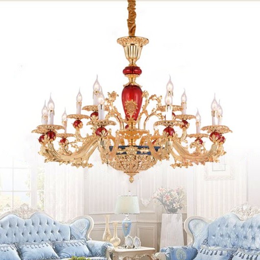 Đèn chùm MONSKY SILICK loại 15 tay hiện đại, quý phái trang trí nội thất sang trọng, cao cấp - kèm bóng LED chuyên dụng.