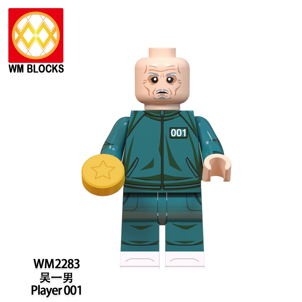 Minifigures Nhân Vật Trong Trò Chơi Con Mực Squid Game WM6131 - Đồ Chơi Lắp Ráp