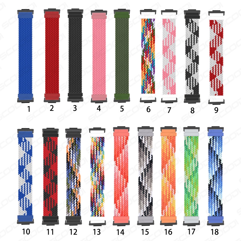 Nylon Elastic Braided solo loop Strap For Huawei watch Fit 2 Band Bracelet Smart watch Accessories