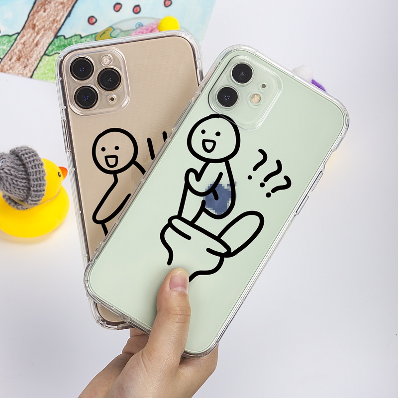 Ốp lưng iphone Ốp điện thoại Suntaiho bằng TPU in hình toilet bảo vệ cho iPhone 13 12 11 Pro Max X Xs Max XR 8 7 6 6S Plus