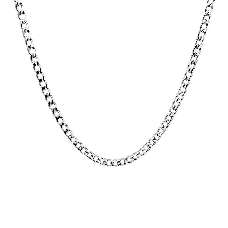 Dây chuyền thép titan dày phong cách thời trang hip hop đường phố 23114 dành cho nam nữ cặp đôi