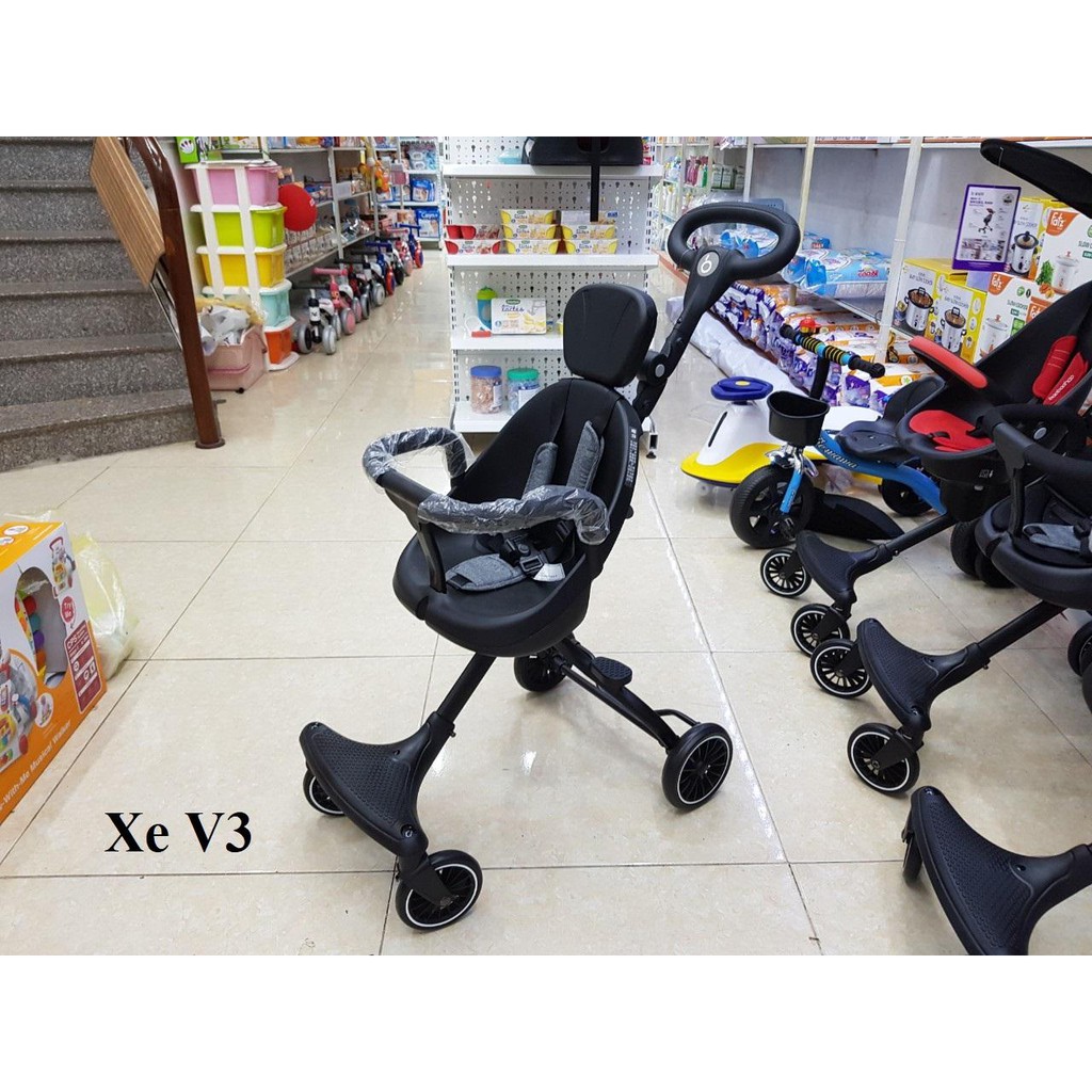 Xe đẩy du lịch cao cấp gấp gọn Playkids, V1, V3, V5B