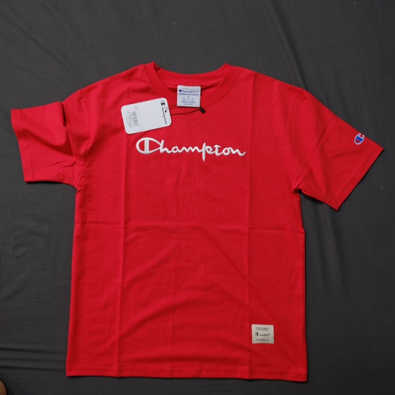 Áo Thun Champion Unisex - logo thêu vải cotton xịn co giãn 4 chiều