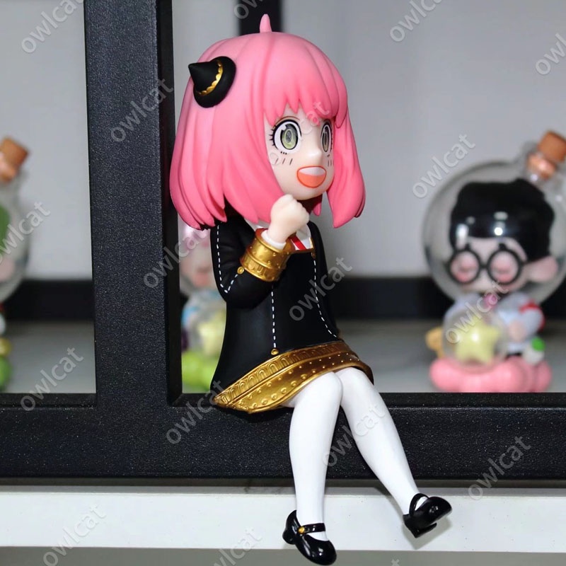 Figure Spy X Family Anya Forger Anime Ver.15-18cm Test Subject "007" Telepath 2-set Face Facial Expressions Yor Loid Bond Packed in Box Model Mô Hình Nhân Vật Phim Hoạt Hình