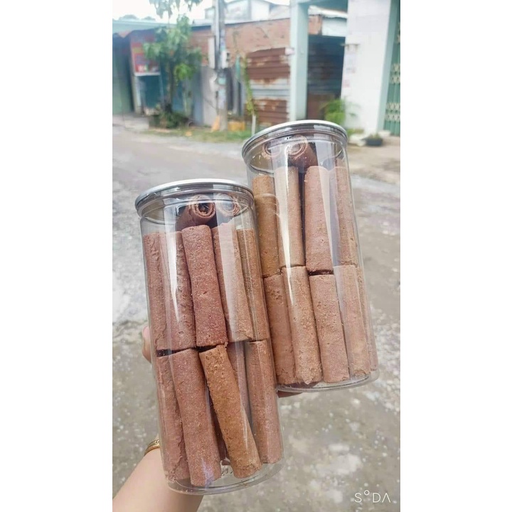 Bánh Ống VỊ CaCao - Ngon Siêu NGON_PET 500GRAM