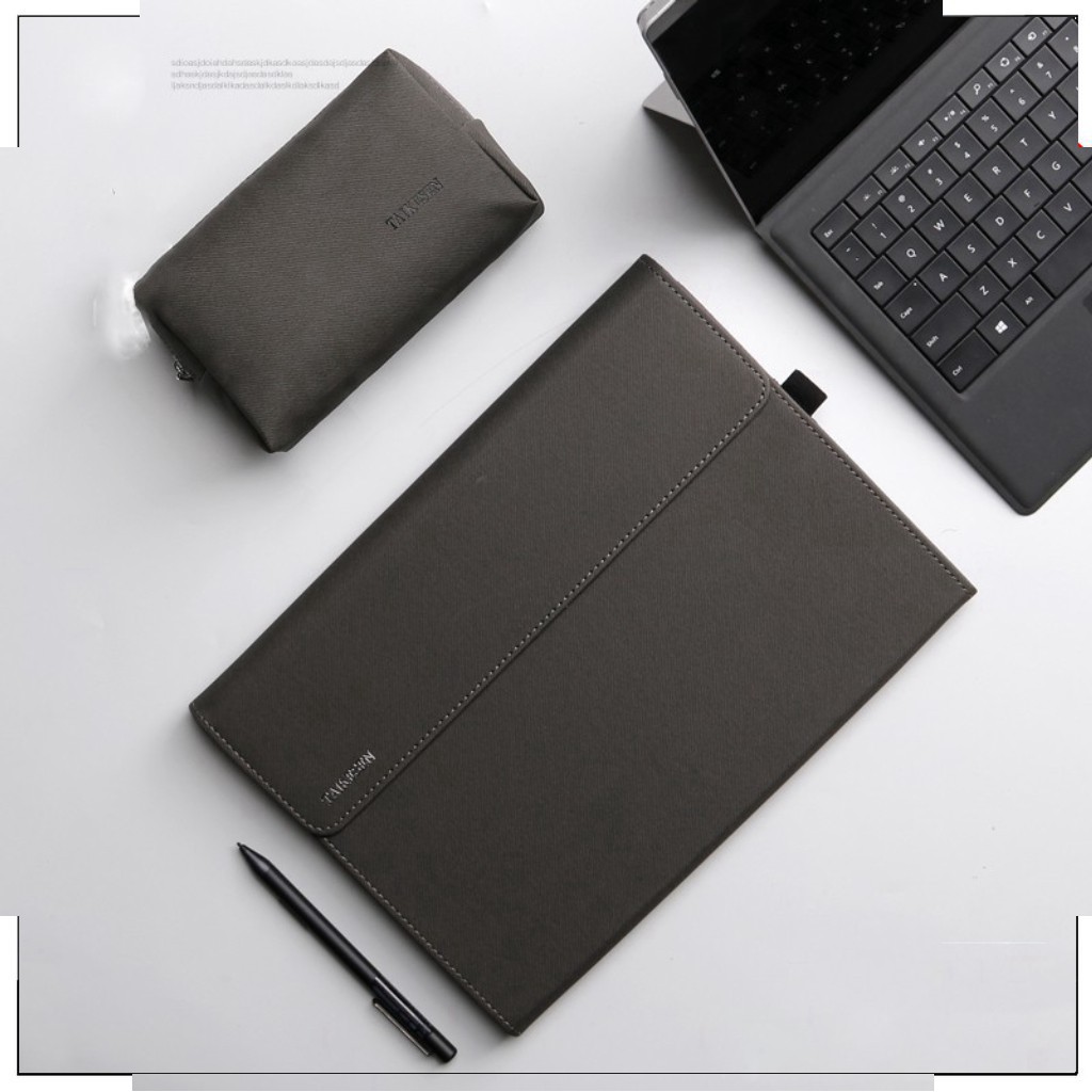 [ COMBO ] Bao da + Túi phụ kiện TAIKESEN Surface Pro 4,5,6,7- S015 - HÀNG CAO CẤP HOT TREND