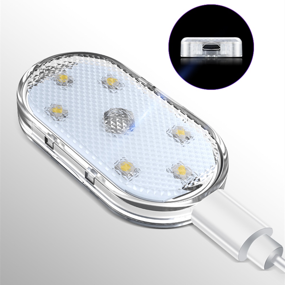 Đèn Đọc Sách Gắn Trần Xe Hơi Từ Tính Tiện Dụng