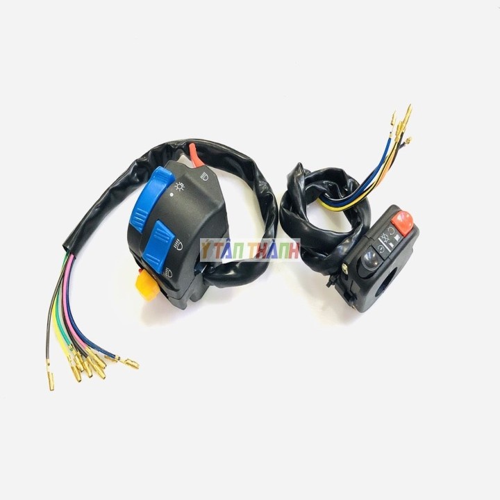 Cùm Công Tắc Fz Nút Xanh K4 MS1710