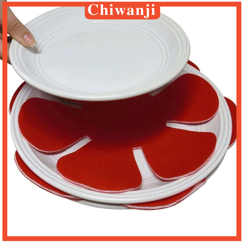 [CHIWANJI]4 PCS Pot and Pan Protectors Anti-scratch Separators Pads Dividers Kitchen