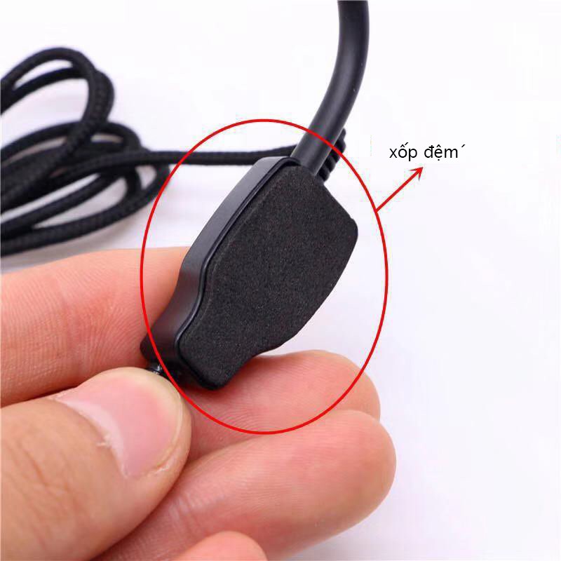 Microphone APORO chính hãng đeo tai có dây giắc cắm 3.5mm