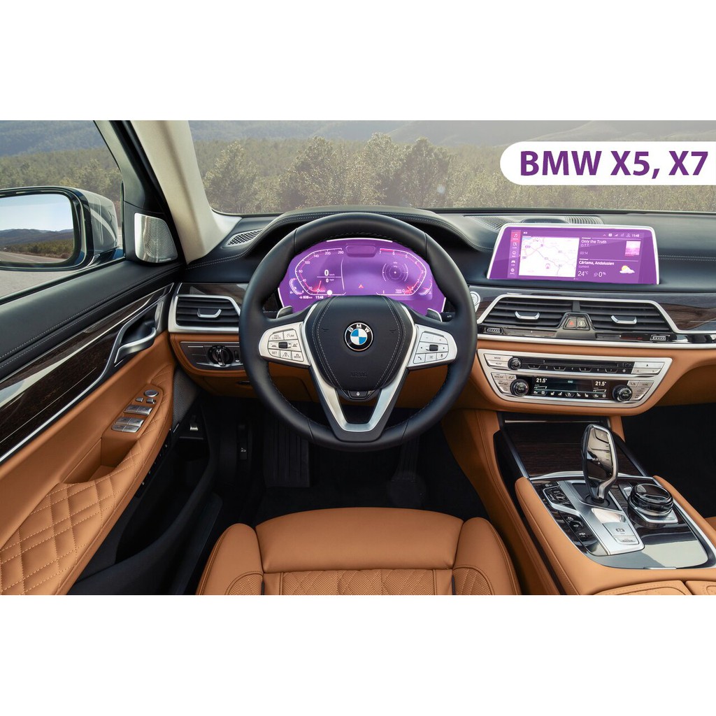 BMW X5,X6,X7 2019-2020: Film PPF dán màn công tơ mét - AUTO6- chống xước, che mờ đi các vết xước cũ, giữ độ bóng cho xe