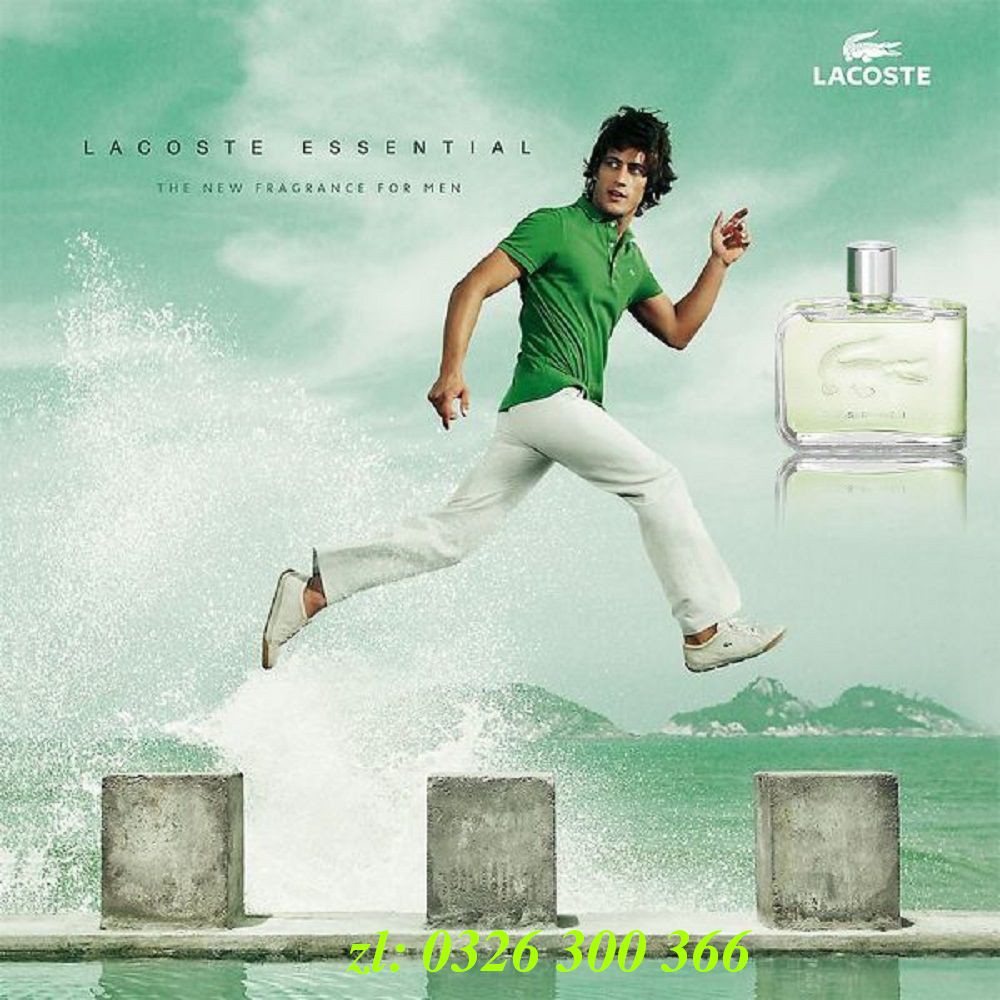 Nước Hoa Nam 125Ml Lacoste Essential Pour Homme Chính Hãng.