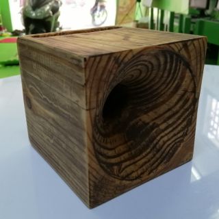 Loa gỗ nguyên khối khuyết đại âm thanh cho điện thoại