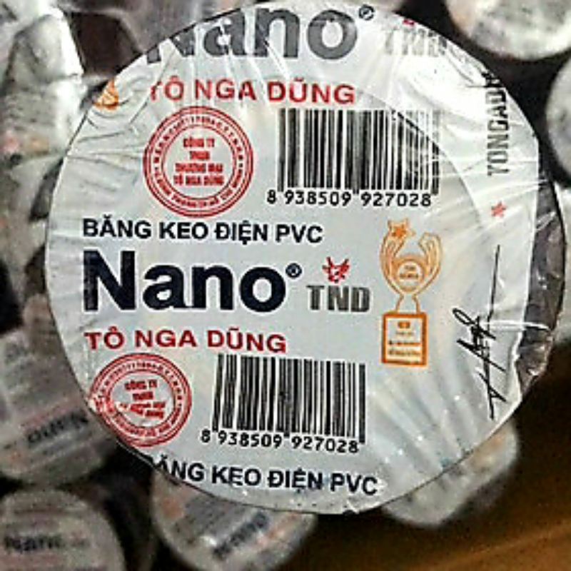1 cuộn băng keo điện NANO Tô Nga Dũng loại 10yard và 20 yard