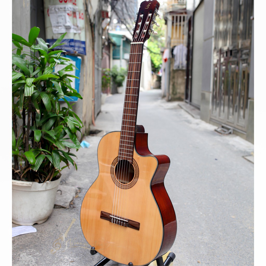 Đàn guitar classic Ba Đờn C100J  guitar ba đờn c100j chính hãng  tặng full 12 phụ kiện