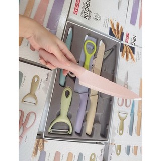 Bộ Dao Làm Bếp EVCRIERH Thông Minh Set 6 Món