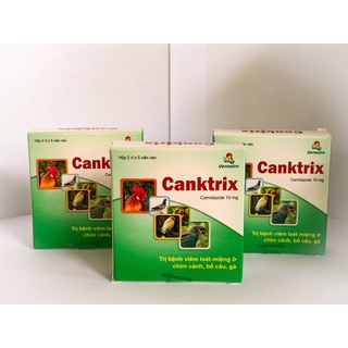 Cantrix dùng cho gà viêm loét miệng, đẹn (hộp 10 viên)