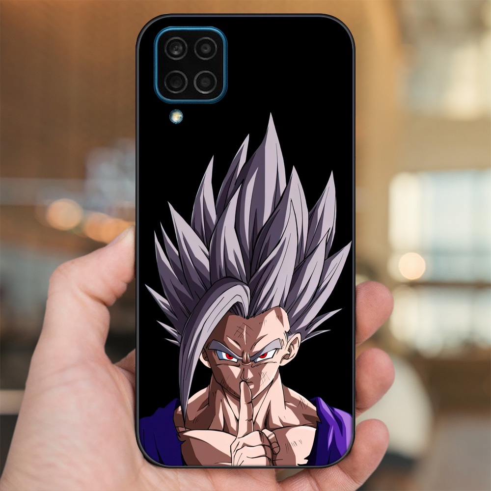 Ốp lưng Samsung M32, M33, M53, M62 viền đen in hình Gohan Dragon Ball