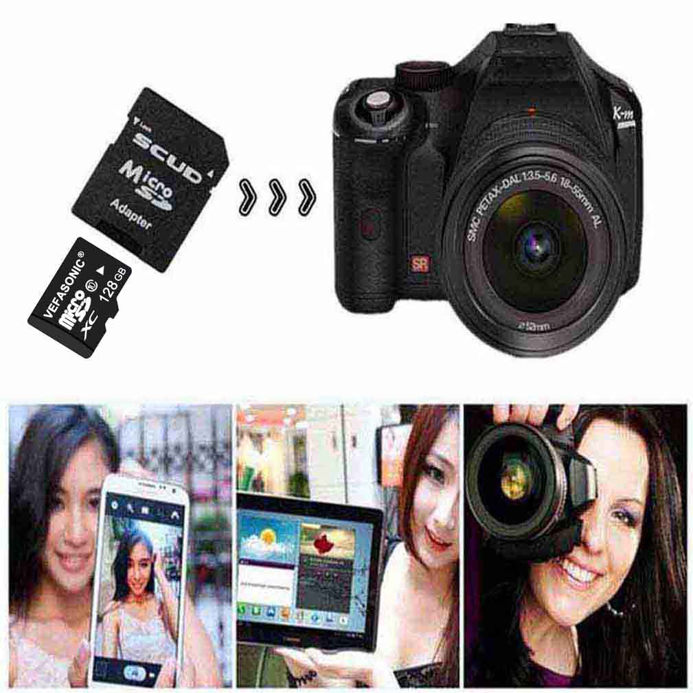 Sẵn sàng VEFASONIC Thẻ nhớ flash 128 GB 128G Thẻ nhớ TF 10 Micro SD & Reader | BigBuy360 - bigbuy360.vn