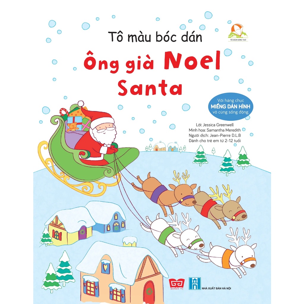 Sách - Tô màu bóc dán