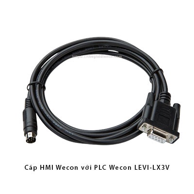 Cáp HMI Wecon với PLC Wecon LEVI-LX3V, Cáp kết HMI Wecon với PLC WECON, Mitsubishi, cáp màn hình WECON