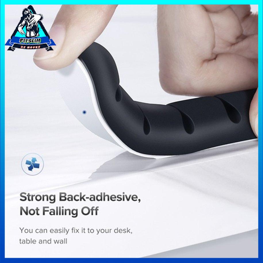 Bộ tổ chức cáp Silicone Usb Cáp Winder Máy tính để bàn Quản lý gọn gàng Giá đỡ cáp [8/13]