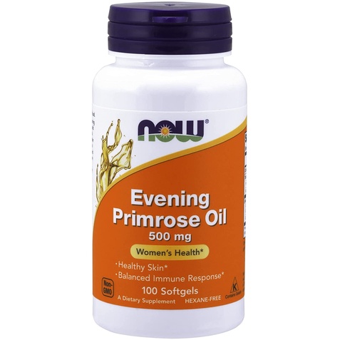 Now Evening Primrose Oil, Tinh Dầu Hoa Anh Thảo Cân Bằng Nội Tiết Tố Nữ, Đẹp Da 500MG