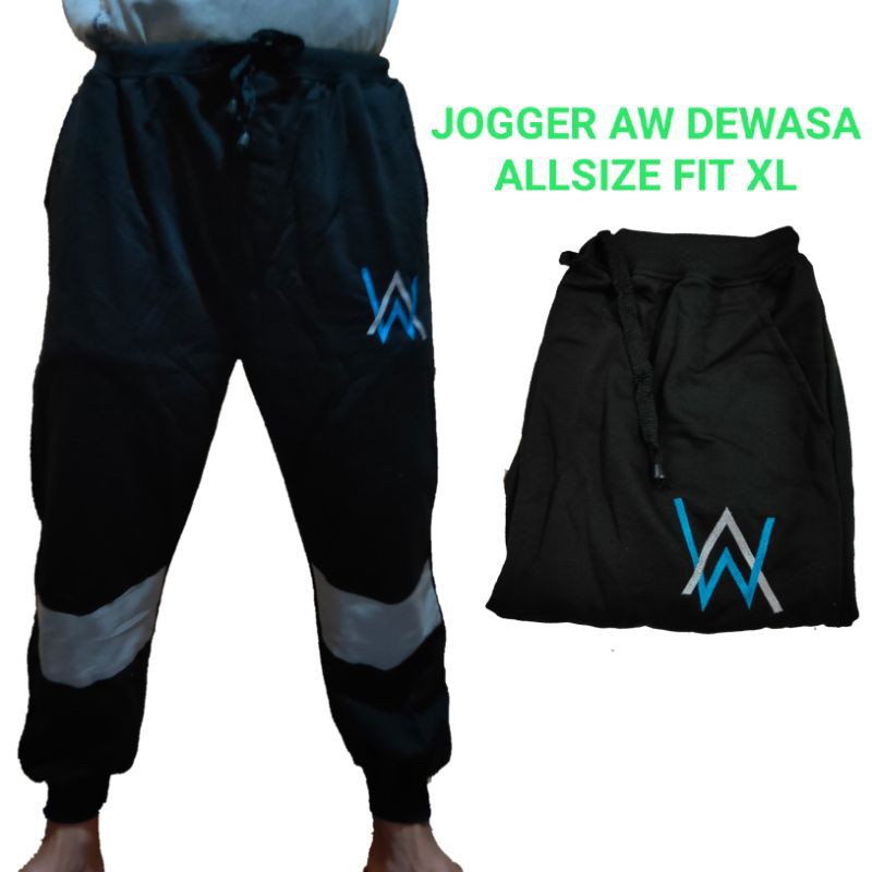 Quần Jogger Tập Luyện In Logo Alan Walker Size Xl Cho Người Lớn