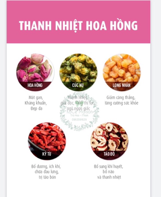 HỘP TRÀ BÁCH HOA 15 GÓI