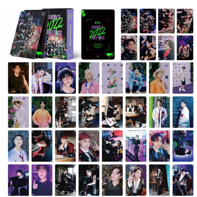 Set 54 Thẻ Hình Lomo Nhóm Nhạc Bts 2022