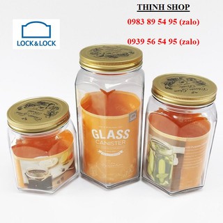 hủ thủy tinh lock&lock - hũ thủy tinh lock&lock