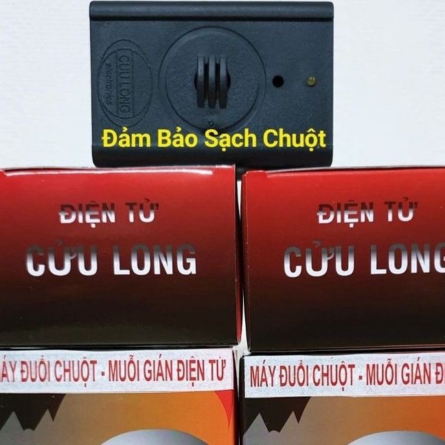 Thiết bị đuổi chuột muỗi gián nhện dơi và côn trùng Cửu Long sử dụng sóng âm