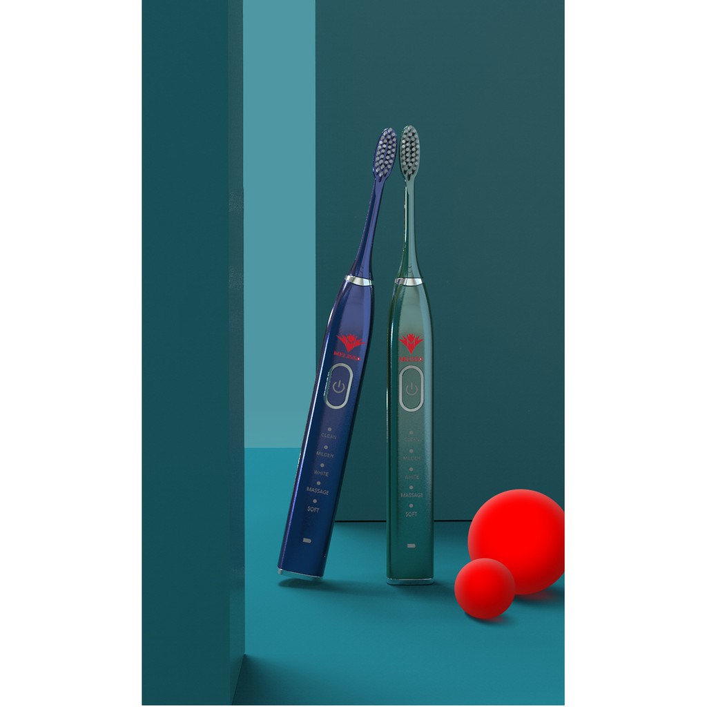 Bàn chải đánh răng điện học sinh sinh viên Melissa sonicare toothbrush Colldent - Hàng chính hãng bảo hành 2 năm