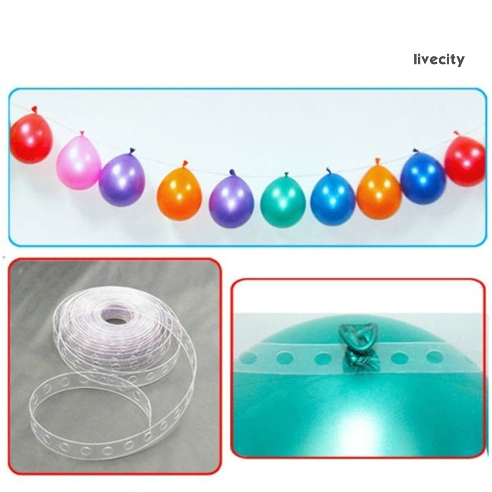 Dây Giá Đỡ Bong Bóng Bằng Nhựa Dài 5m Trang Trí Tiệc Cưới