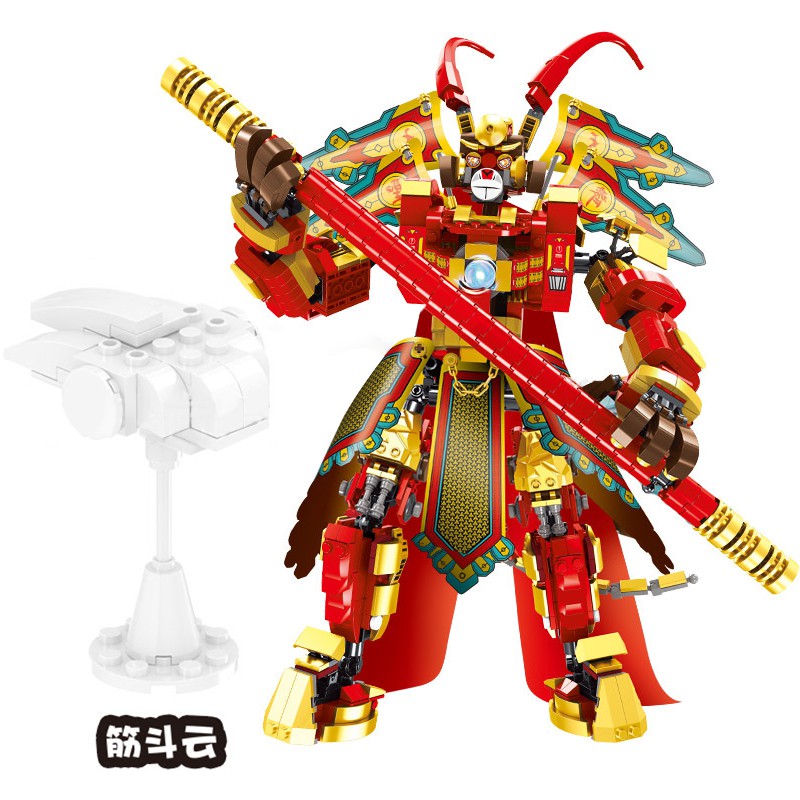 Đồ chơi Lắp ghép Mô hình Chinese legend The Monkey King Wu Kong Vua khỉ