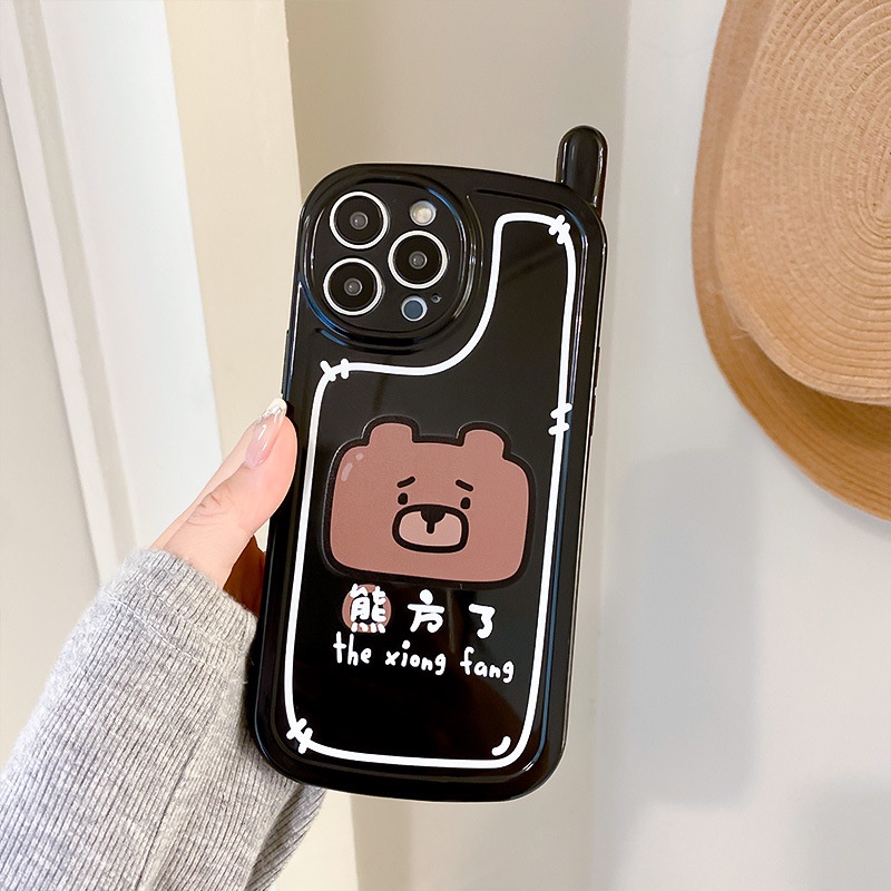 Ốp Điện Thoại In Gấu Hoạt Hình Cho iphone7 / 7plus / 8 / 8plus / x / xs / 11 / 12 / 13 / 14 / pro / max / plus / promax