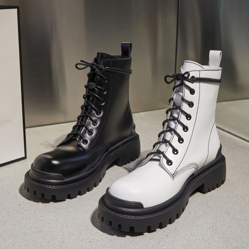 (SẴN ĐEN 36) Boots ulzzang B45 đế cao 4cm