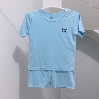 Bộ Quần Áo Tay Ngắn Cài Vai Bexiu Nhiều Màu Cho Bé 6-19kg