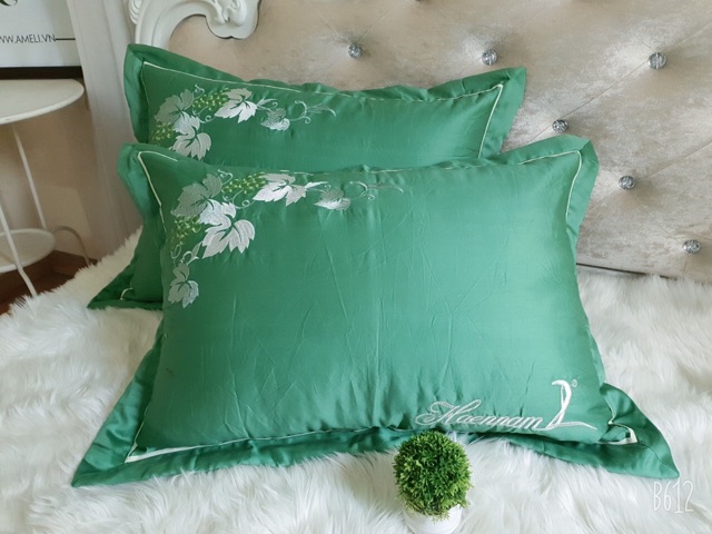 Vỏ gối 100% cotton sateen cỡ 45*65cm - có túi đựng lịch sự